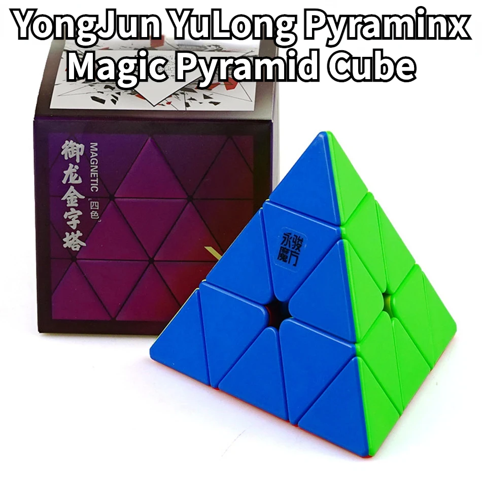 

[Funcube] YJ YuLong Pyraminx V2 M Yongjun yulong V2M Magnetic Magic Pyramid Cube Stickerless Magnets Triangle Puzzle Speed Cubes