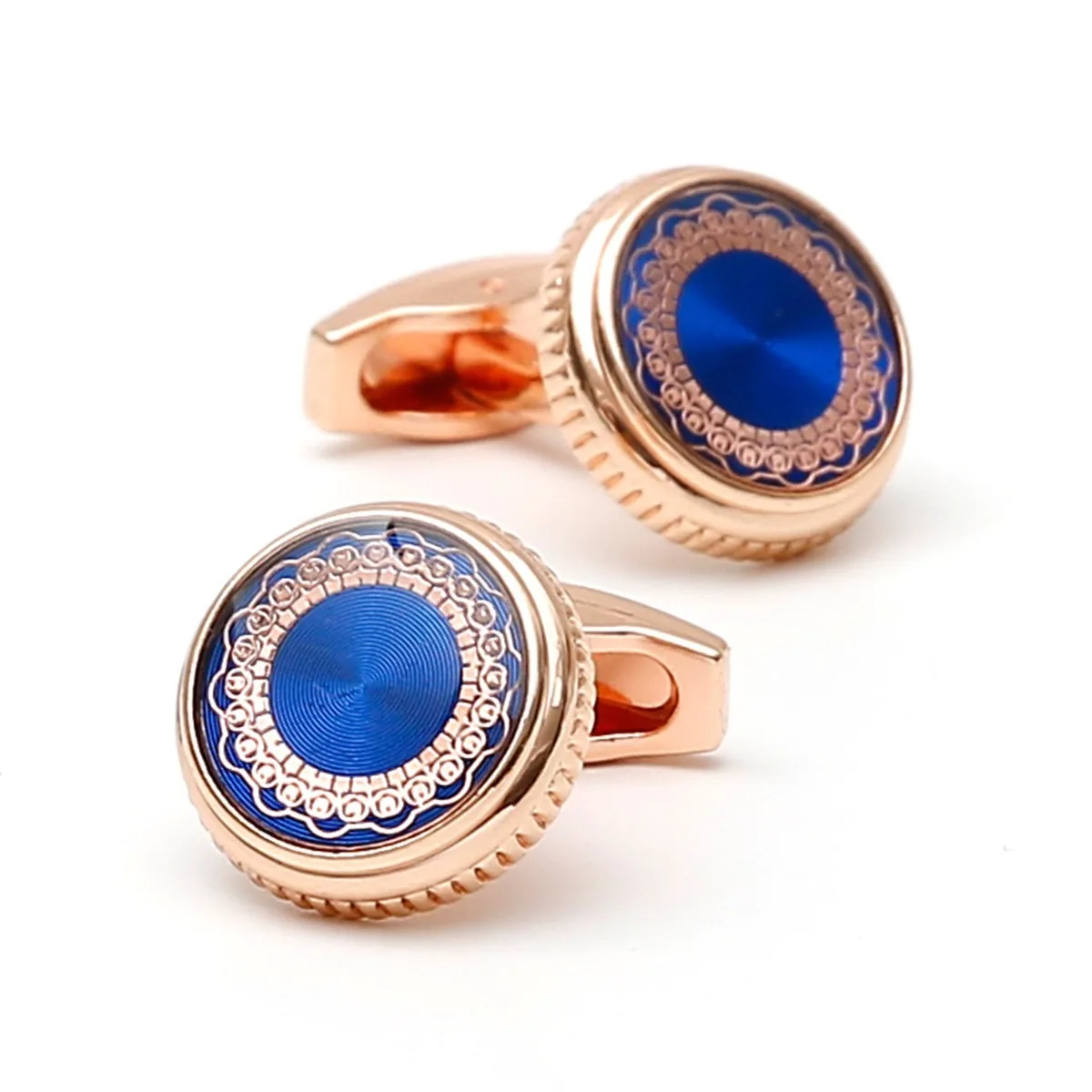 

Retro Patterned Conch Copper Cufflinks for Men's Shirts French Buttons Business Weddings Party Dresses Jewelry Accessories Gift