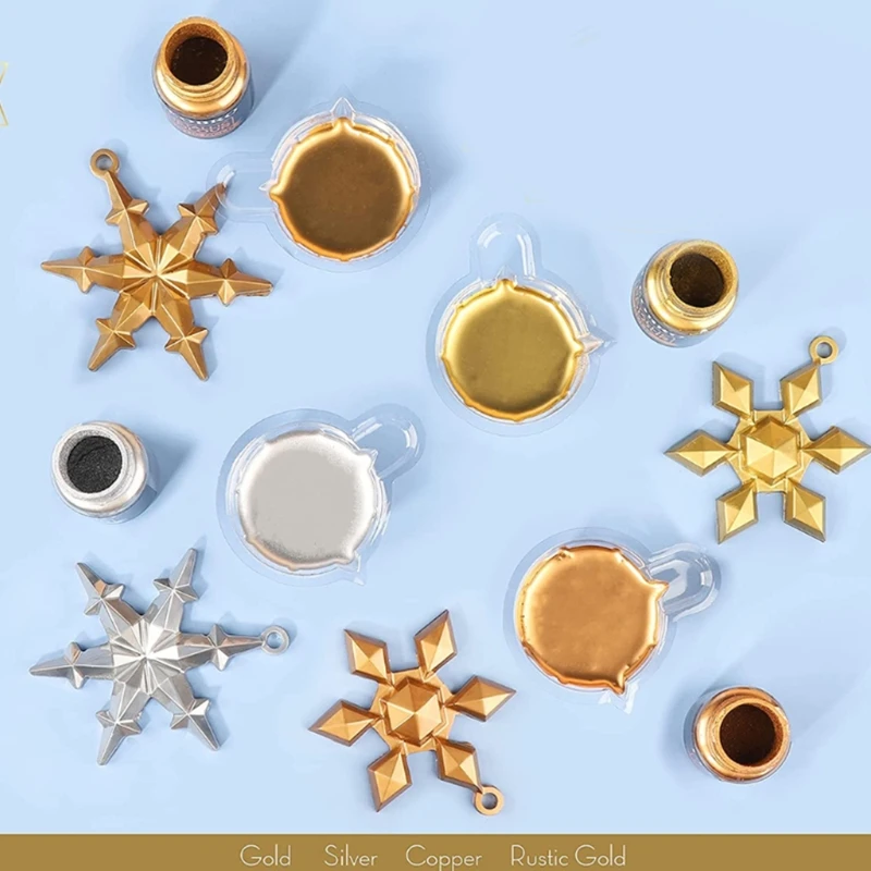 Y4QE 12Colors Metallic Pigment Powder Mica Powder Fine Resin Pigment Powder Resin Dye