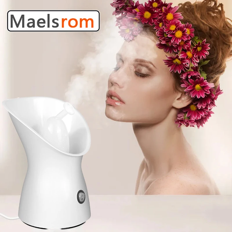 Atomized face steamer facial beauty mini humidifier whitening and moisturizing skin firming herbal aromatherapy suitable forSPA desktop cosmetic rack rotatable bathroom shelf large capacity perfume aromatherapy skin care product storage rack organizer