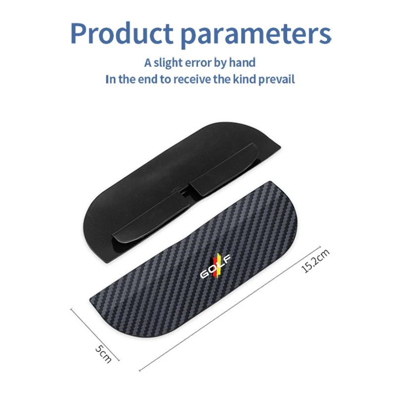 Car Side-Rear View Mirror Rain Eyebrow Carbon Fiber Waterproof Cover Visor for Volkswagen GOLF JETTA PASSAT POLO MTM Accessories