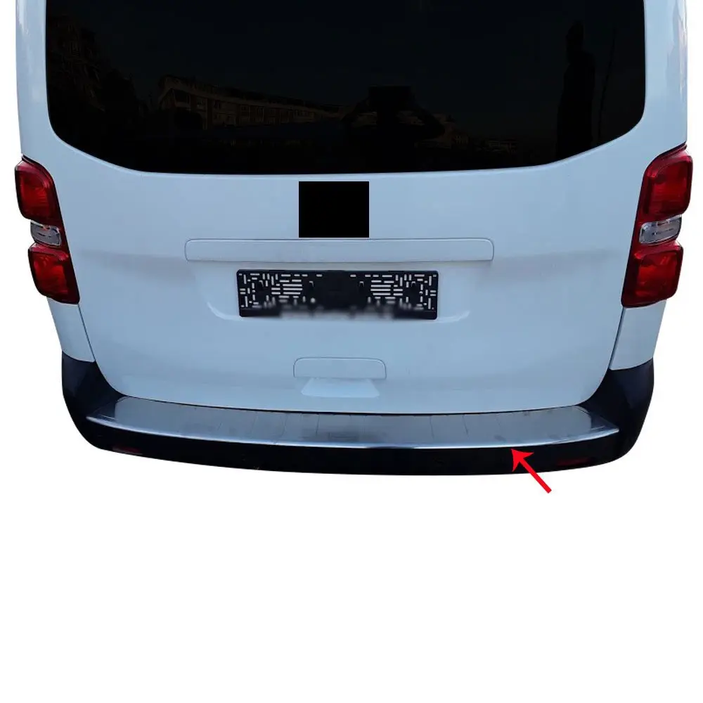 

Citroen Jumpy 3 Rear Bumper Sills (2017 2022) -1 Pcs. -St. Steel - Matte