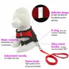 Breathable Mesh Fabric Dog Leash Vest Collar 3