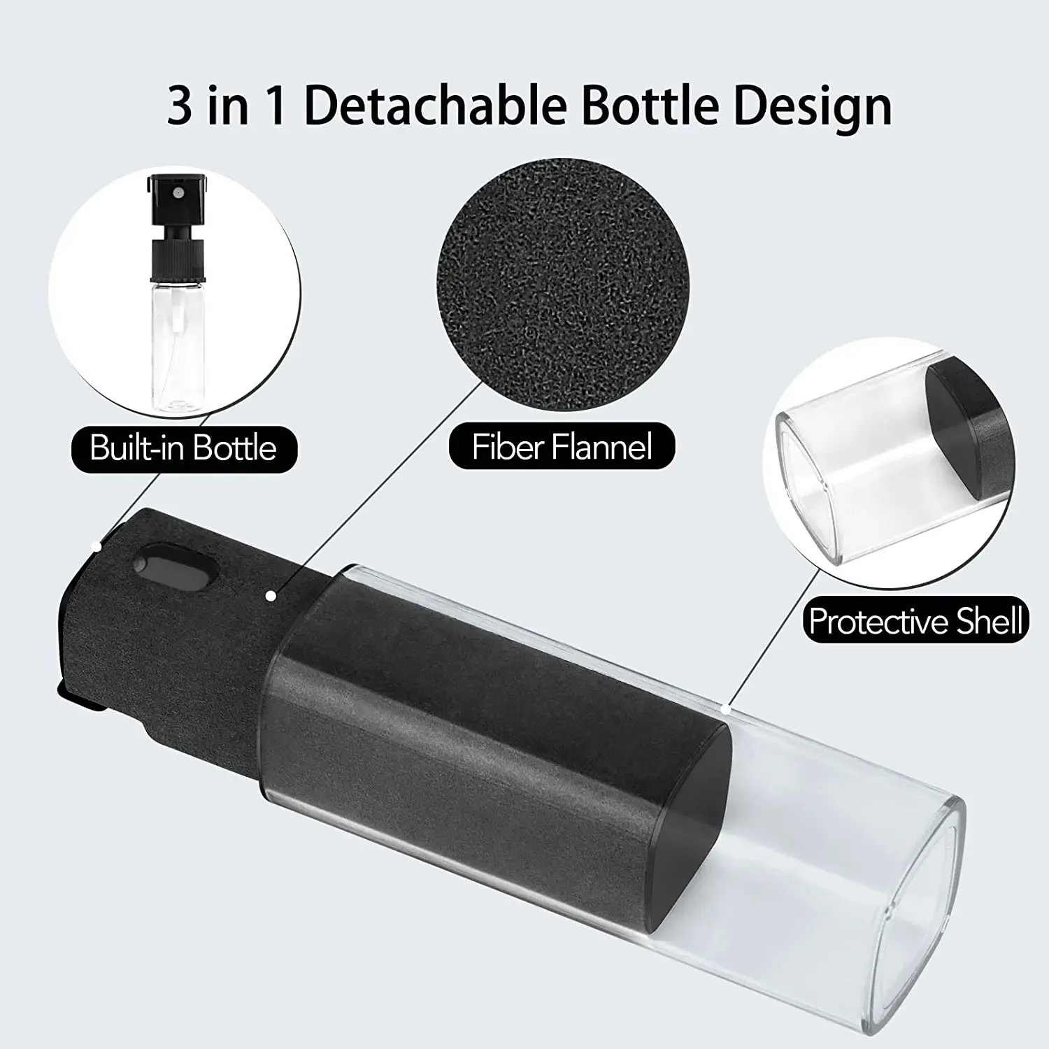 Přenosné čistič otřít rozprašovací láhev pro ipad iPhone 14 mobilní telefonů tablety počítač obrazovky úklid sanitizing rozprašovací láhev