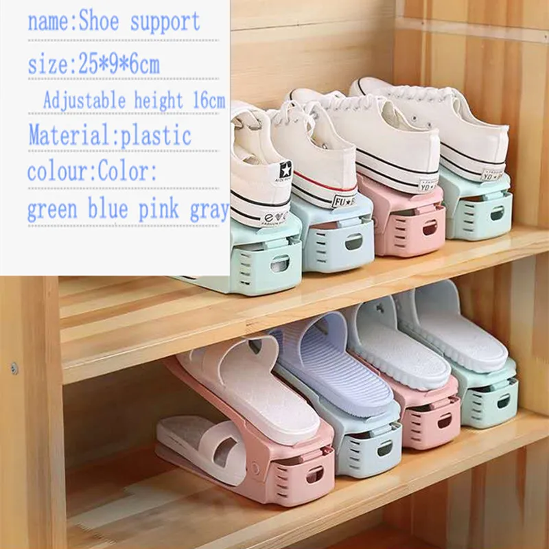 SAfweL Slot for Scarpe | Organizzatore di Fessure for Scarpe | Portascarpe Impilabile Scarpiera Organizzatore for Armadio Portascarpe Regolabile A Due Piani Portascarpe Salvaspazio, 10 Pezzi