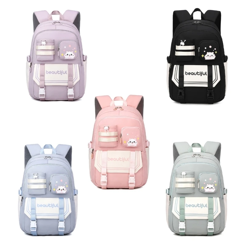

Korean Schoolbag Backpack Casual Rucksack for Middle Schoolers