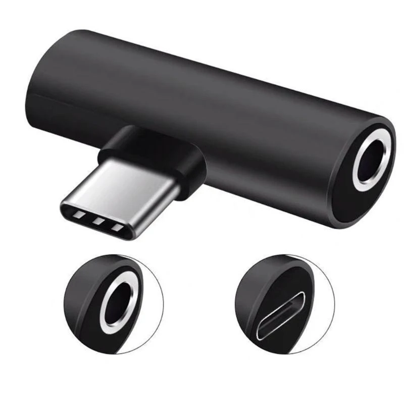 USB C에서 AUX 오디오 동금 변환기 USB C에서 3.5mm 여성 헤드폰 잭 및 S23 S22 S21 S20 Note 20 용 충전기 어댑터