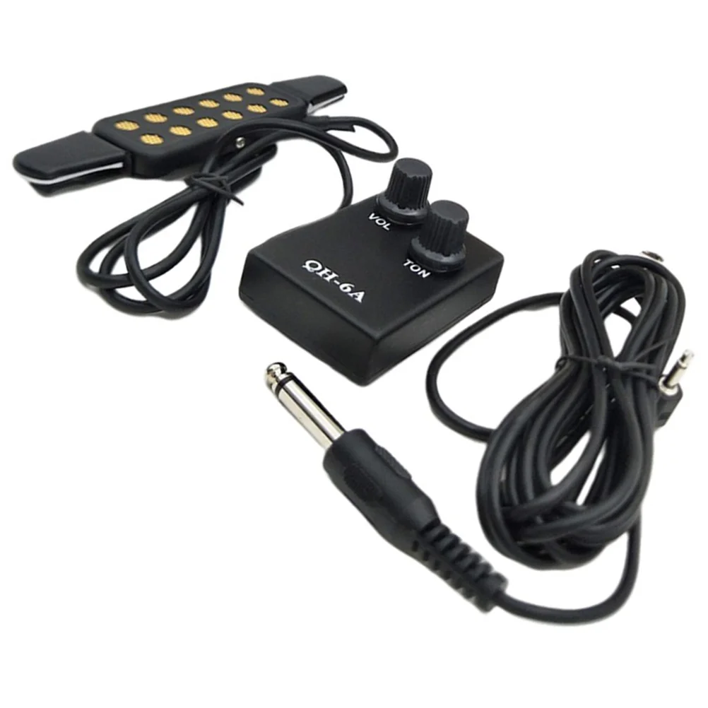 

Guitar Pickup Punch Free Adjustable Folk Guitar Ukulele Bass Sound Pickup