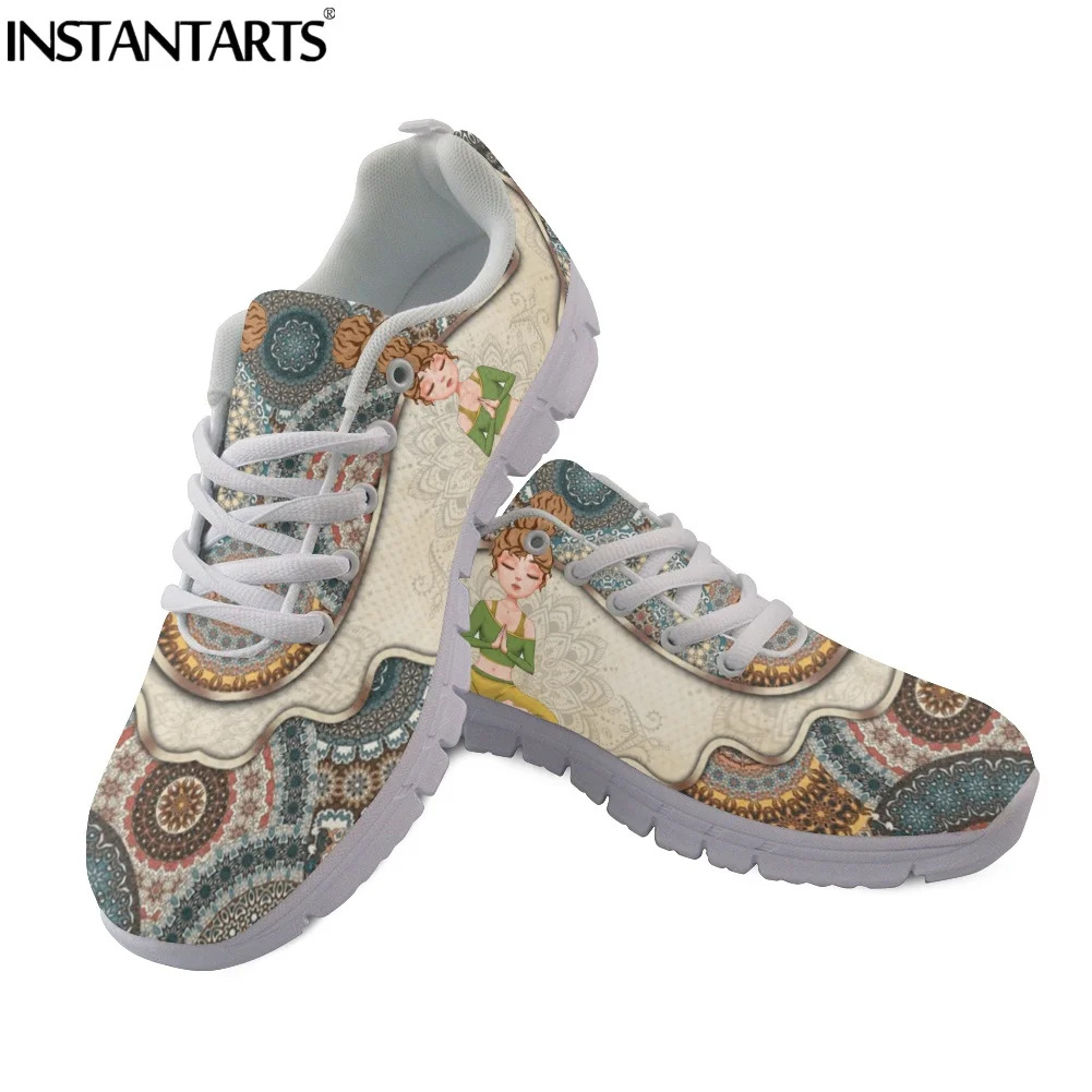 Canvas Shoes Boho Chic Boho Shoes Sneakers INSTANTARTS Mandala
