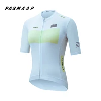 PASMAAP-Midsummer Cycling Jersey for Men, MTB Road Bicycle Shirt, Pro Team, Short Sleeve Bike Clothes, High Quality 2