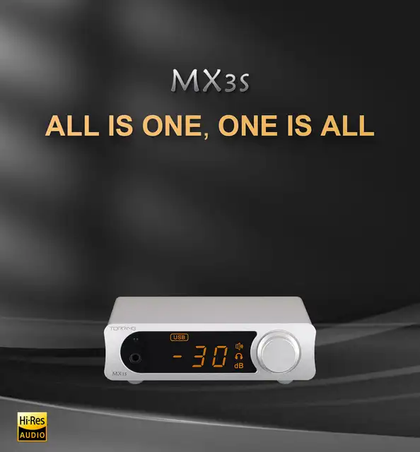 Topping mx3sビルトインBluetooth USBデッキトップジャック