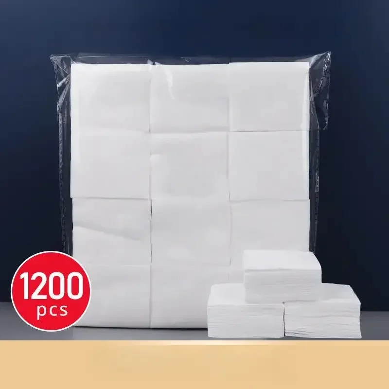 Thin/Pearl Disposable Tattoo Clean Cotton Pads Microblading Supplies Soft Facial Makeup Remover Cleansing Cottons 1200pcs