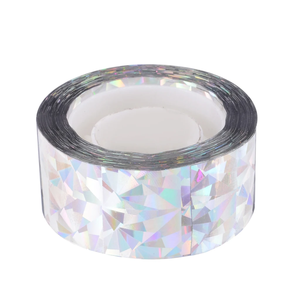 

Двусторонняя светоотражающая лента отпугиватель, садовая лента