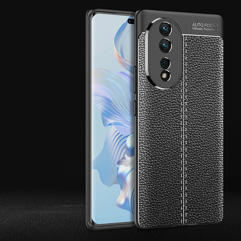 

Чехол для Honor 80, чехол для Huawei Honor 80 Pro, противоударный чехол-бампер для телефона, мягкий кожаный чехол из ТПУ для Honor 80, чехлы