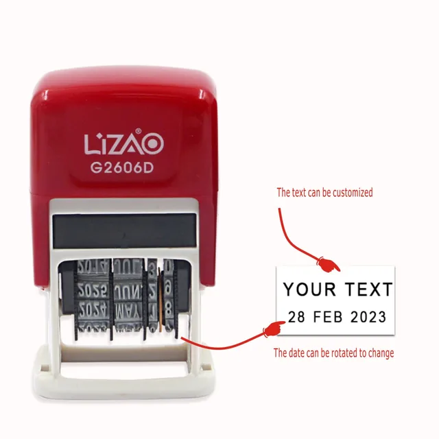 Custom Date Stamp for Teacher Signature, Seal Your Text, Your Name Self