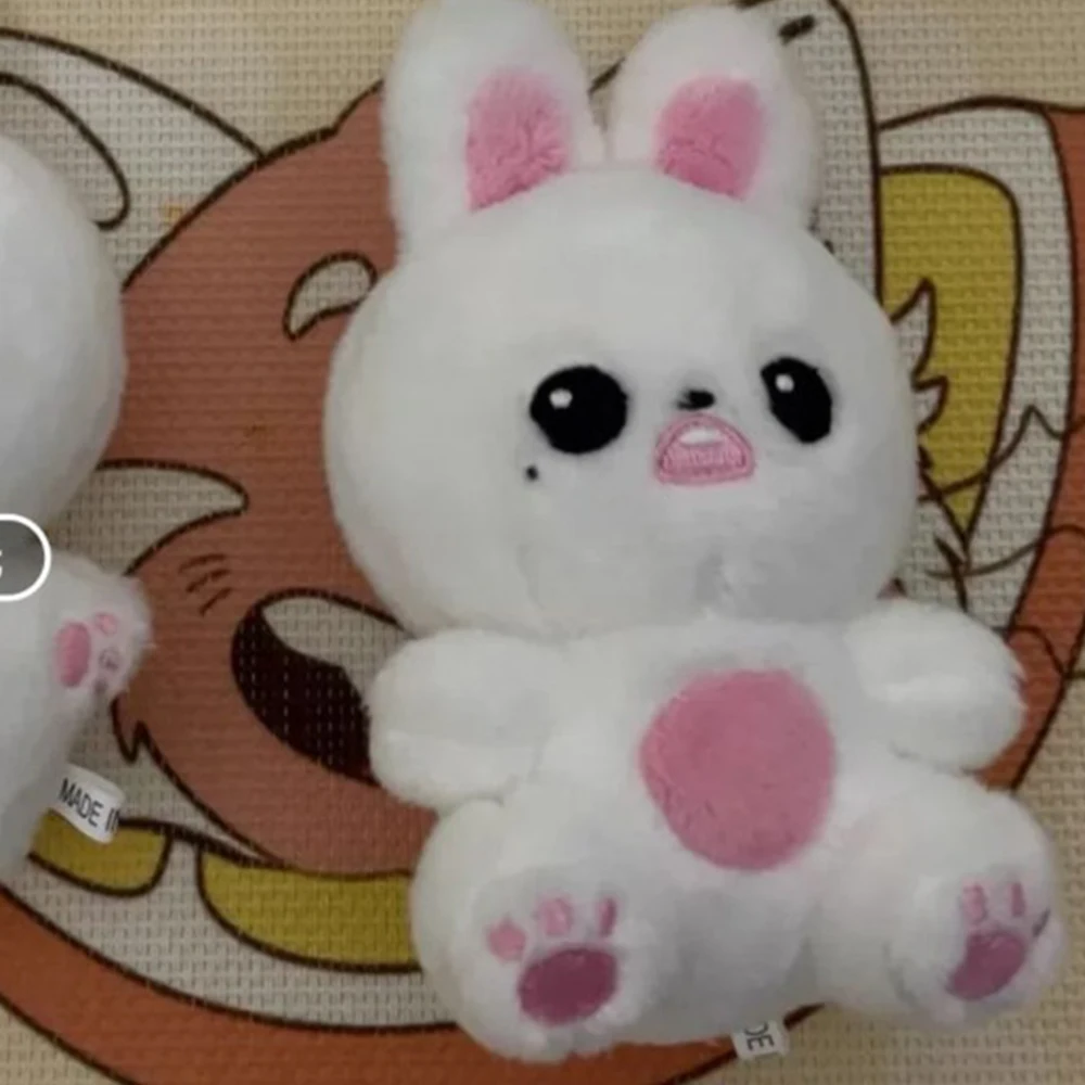 Kpop Idols WonYoung Plush Doll Keychain Cartoon Rabbit Toy Filling PP Cotton Pendant Bag Accessories Keyring 10CM Fans Gift,plush toy,plush doll,plush keychain,key chain,bunny keychain