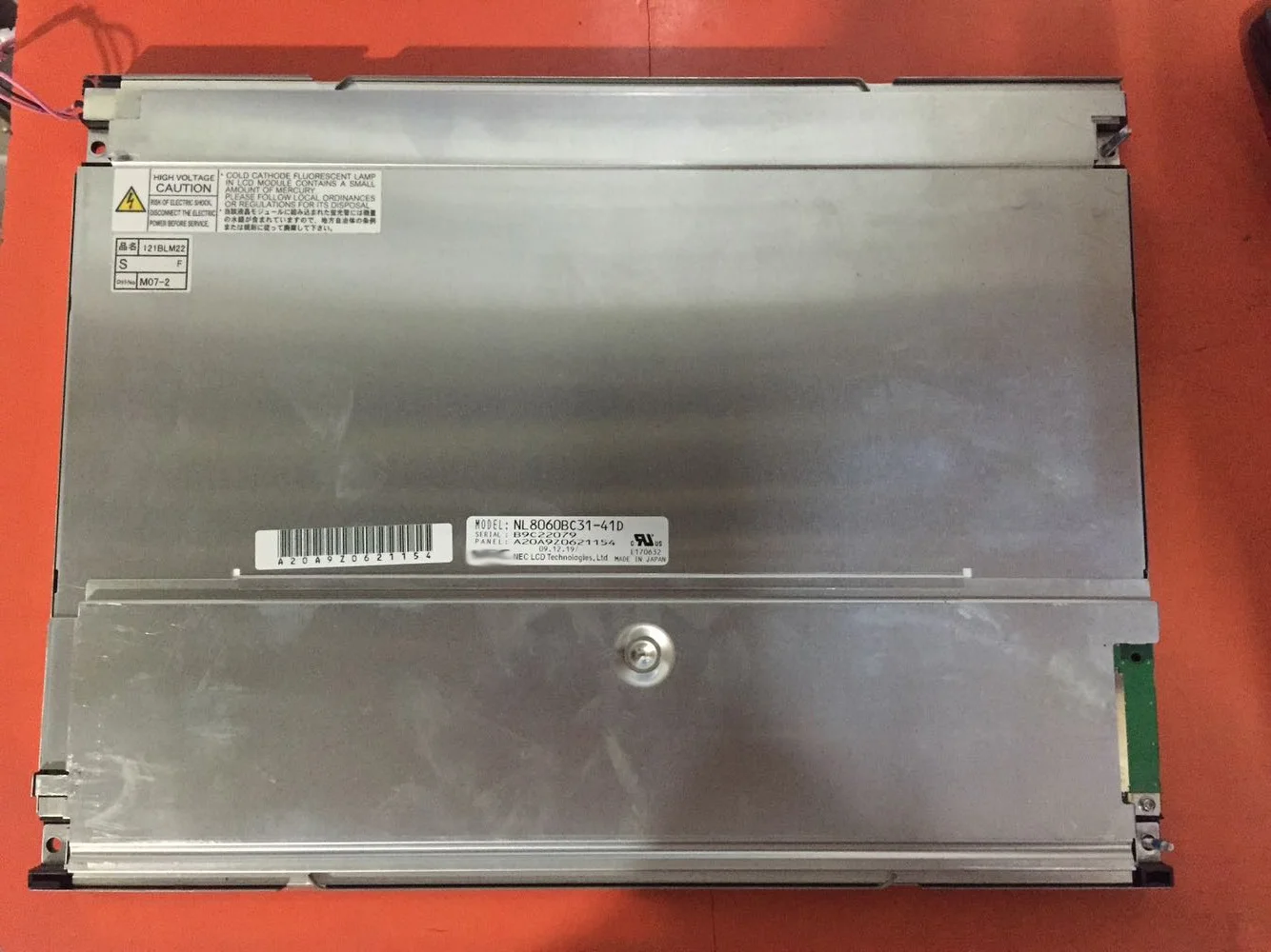 

12.1inch NL8060BC31-41D LCD Screen Display Panel