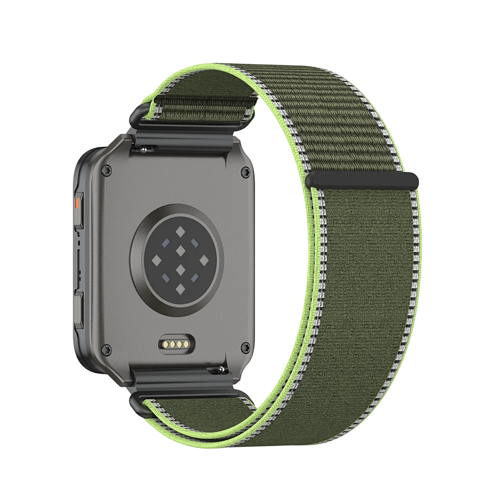 Premium Secure-Fit 24mm Nylon Strap with Metal Connector - Breathable & Durable Replacement Band