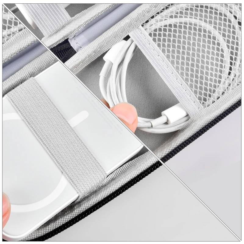 Charger Battery Pack Case Compatible with Apple MagSafe/Baseus/Belkin/INIU Holder for Anker 633/622/621 battery storage box battery charger power bank case battery holder battery power bank box wireless charger power bank