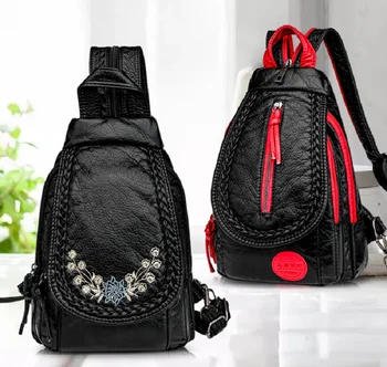 Zaini piccoli in morbida pelle di nuova moda di alta qualità Borse a tracolla multifunzione di grande capacità da donna Borsa a tracolla