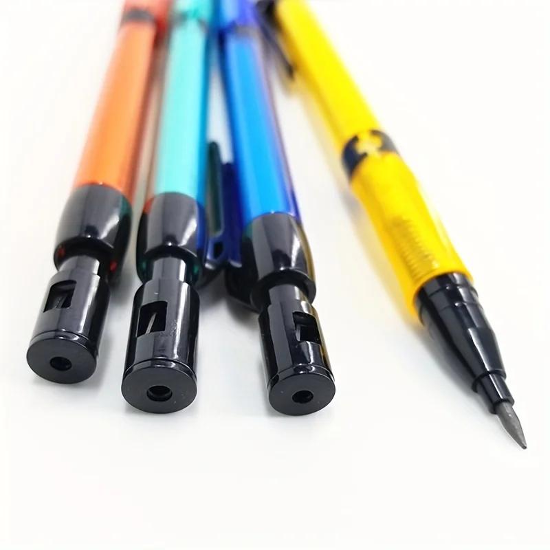 10pcs/set 2.0mm Mechanical Pencils Set Color/Black 2B Refill Writing Office Art Sketching Drawing Colored Lead Stationery 5