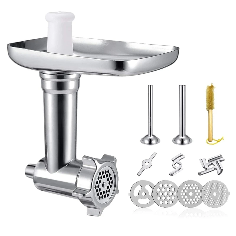 Metal Grinder Attachments for-KitchenAid Stand Mixers Grinder Sausage Stuffer Attachment
