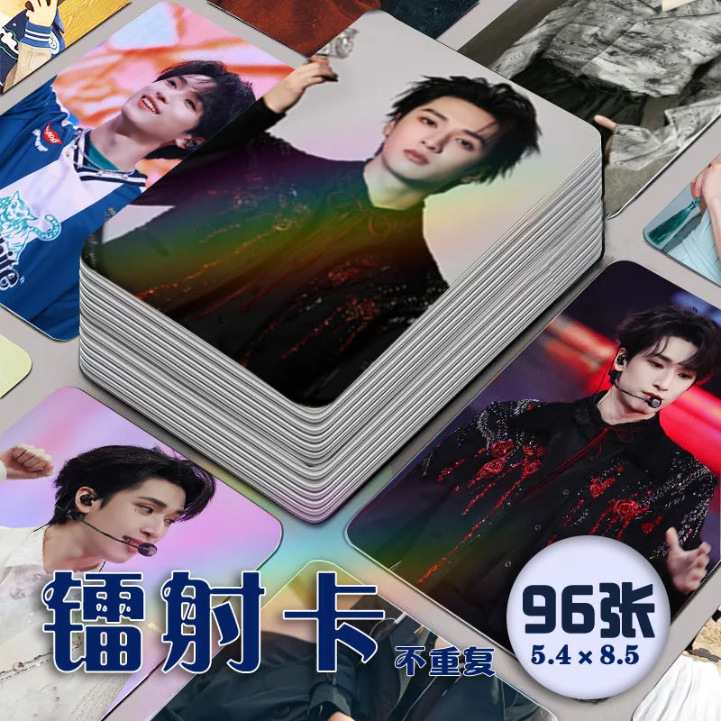 96pcs TNT Teens in Times TimHe Junlin Liu Yaowen Ma Jiaqi Song Yasuan Yan Haoxiang Ding Chengxin Zhang Zhenyuan Laser Mini Card