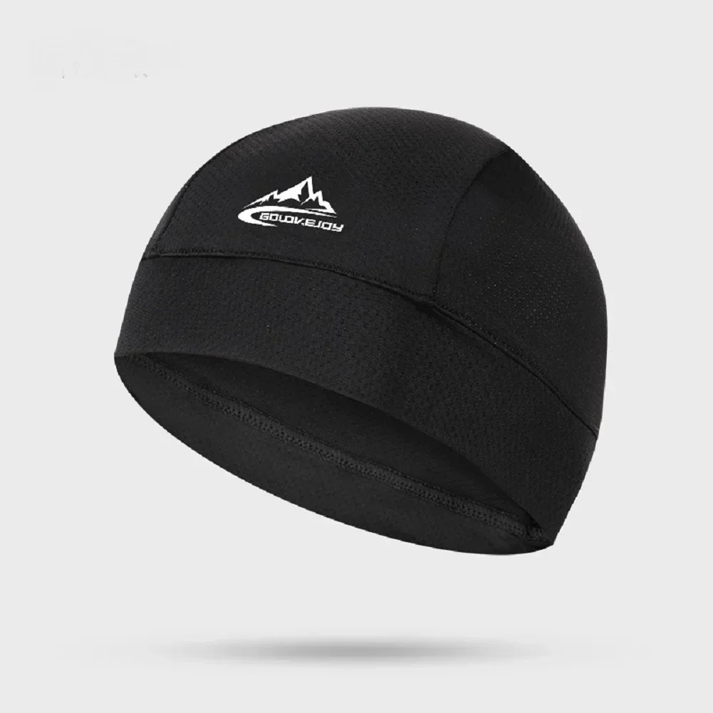 1pc Hat Quick Dry Cycling Cap Motorcycle Helmet Liner Bikes Summer Riding Anti-sweat Hat Quick-drying Windproof Sports Cap