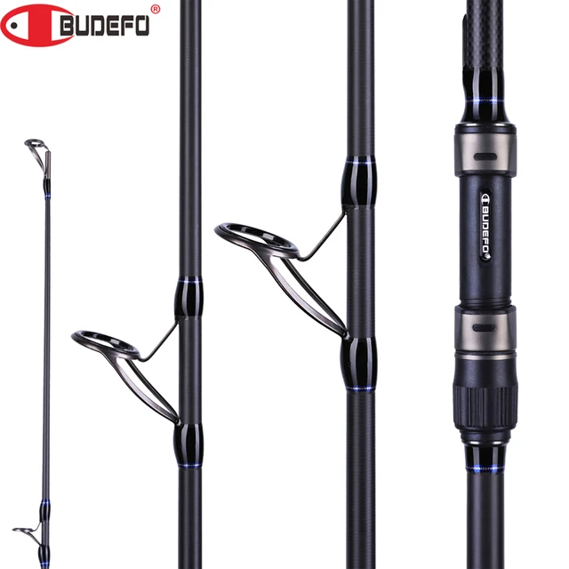 BUDEFO Carp Fishing Rod 3.6/3.9/4.2M Carbon Fibre Spinning Rod Travel  Surfcasting Spinning Hard Pole 40-200g - AliExpress