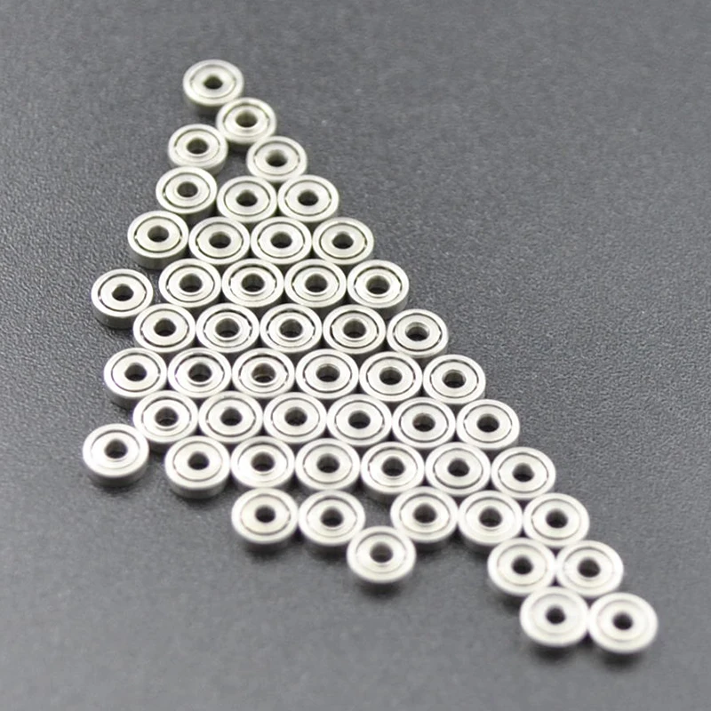 10/100pcs 1x3x1 mm 681 ZZ Mini Bearings Kit 1 mm Bore Parts Accessories 1 3 Toy Bearing