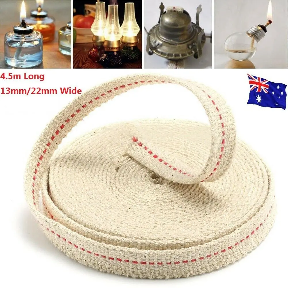 1M Strong Flat Cotton Wick Core For Kerosene Burner Stove Lighting