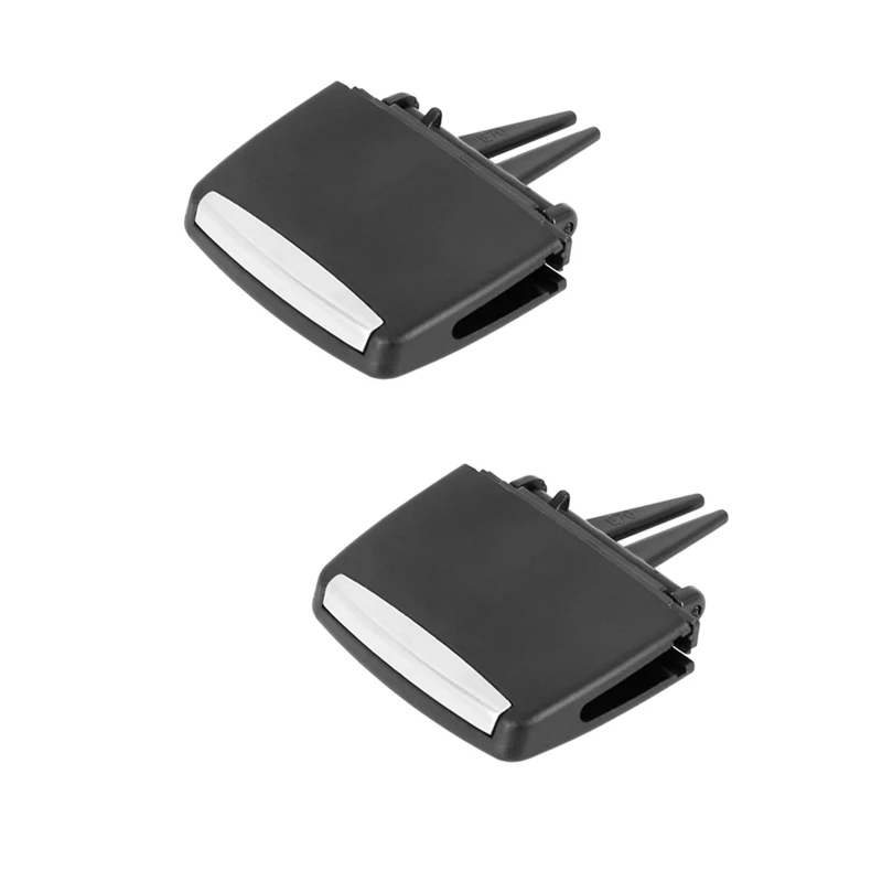 

2PCS For BMW X5/X6 Air Vent Outlet Tab Clip, Rear Row Fresh Air Grille Clips For BMW X5 E70 2006-2012, X6 E71 2008-2013
