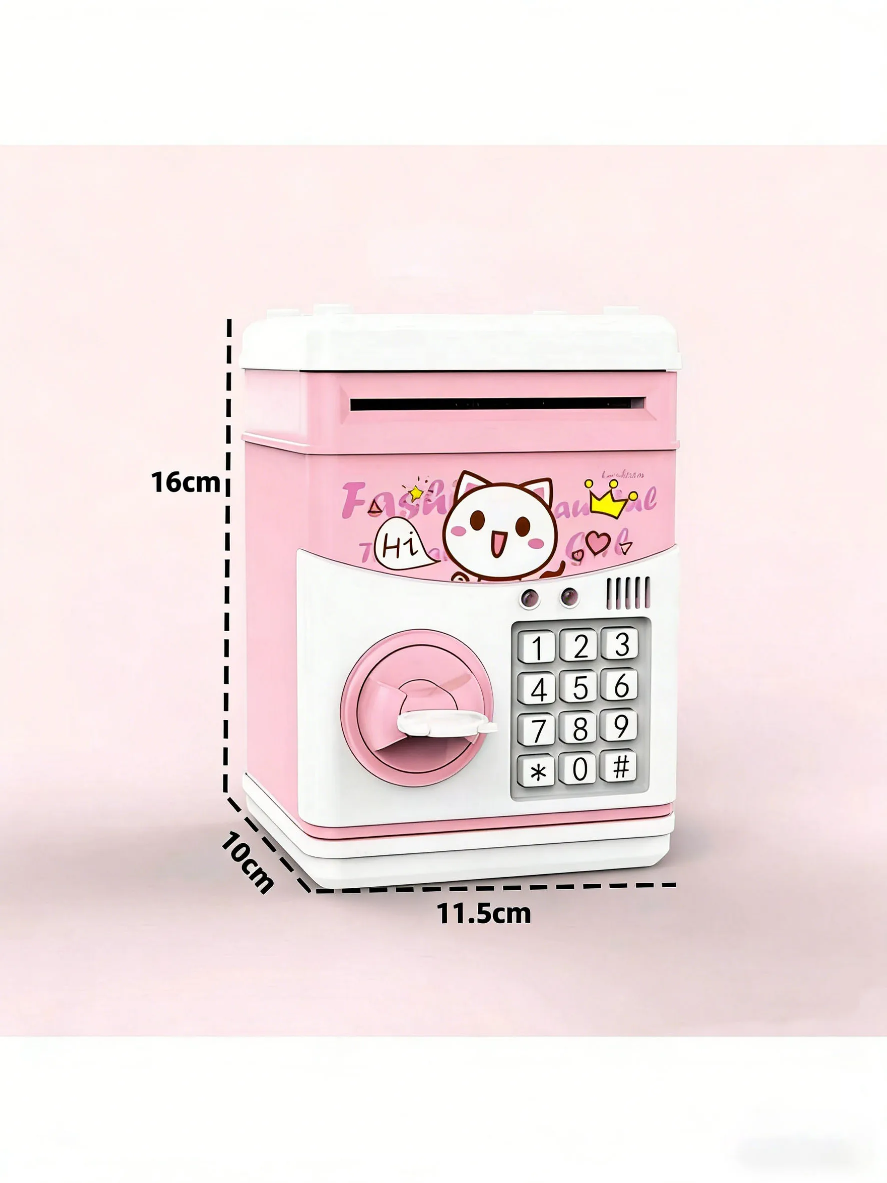 Tirelire électronique créative, tirelire distributeur automatique de billets avec verrouillage par mot de passe, boîte à pièces (idée cadeau originale)_voghion.com