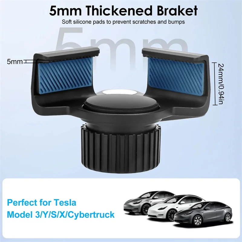 Magnetic 360° Rotating Car Phone Mount for Central Control Screen