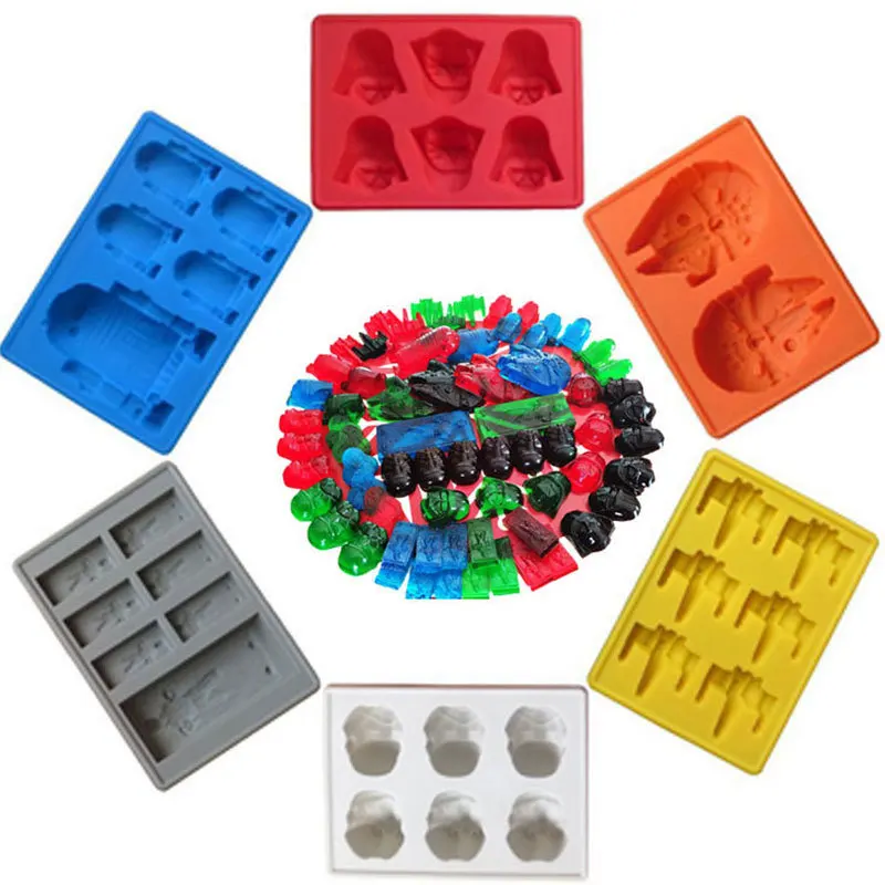 Star Wars Themed Ice Cube Trays That Can Create Ice or Candy