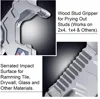 NEW Outdoor Hammer with Crowbar Fire Rescue Multifunctional Tool Demolition Tool Hammer Hand Tool 3