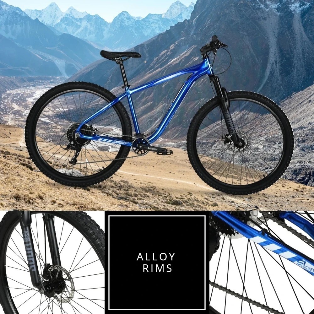 29" Wheel Hyper Bicycle Explorer Mountain Bike, Hard Tail, Blue 4