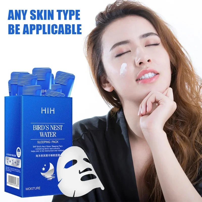 

Ocean Bird's Nest Sleeping Facial Mask Moisturizing Wash Shrinks Brightening Maximum Hydration Protection for All Dry Skin Types