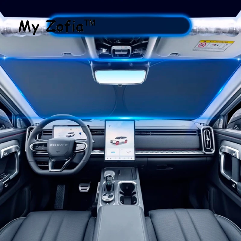 Windshield Sunshade Car Sunshade Windshield Sun Shade For Chery JAECOO J7 2025 Car Front Windshield Sunshade Cover Anti UV Protection Accessories
