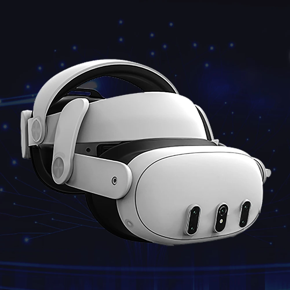VR 헤드셋 엘리트 스트랩 교체, 메타 및 오큘러스 퀘스트 3 용, VR 재생 시간 연장, 6000mAh 배터리