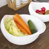 1 Piece Small Cleaning Gadget Multi-purpose Food Grade Plastic Rice Beans Peas Washing Filter Strainer Basket Sieve Drainer 5