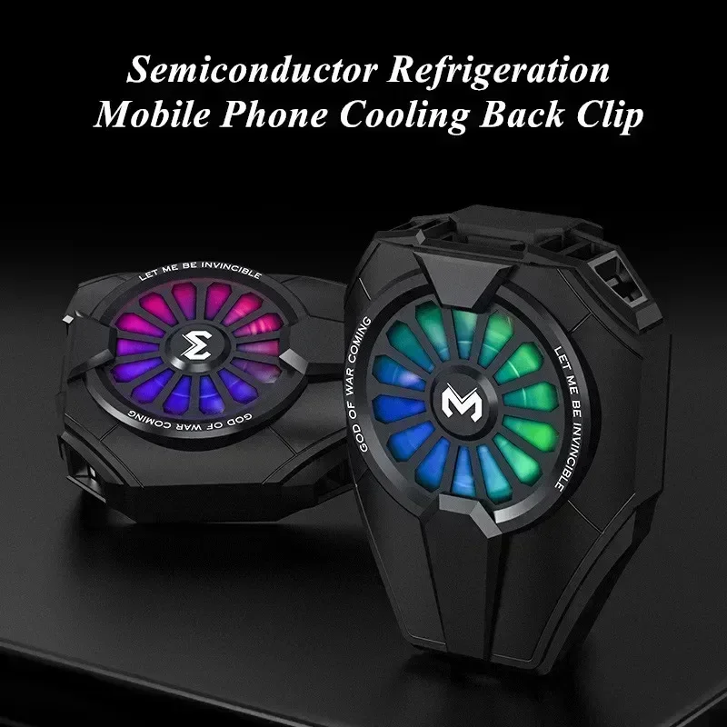 Black - Ventilateur de refroidissement de téléphone Portable