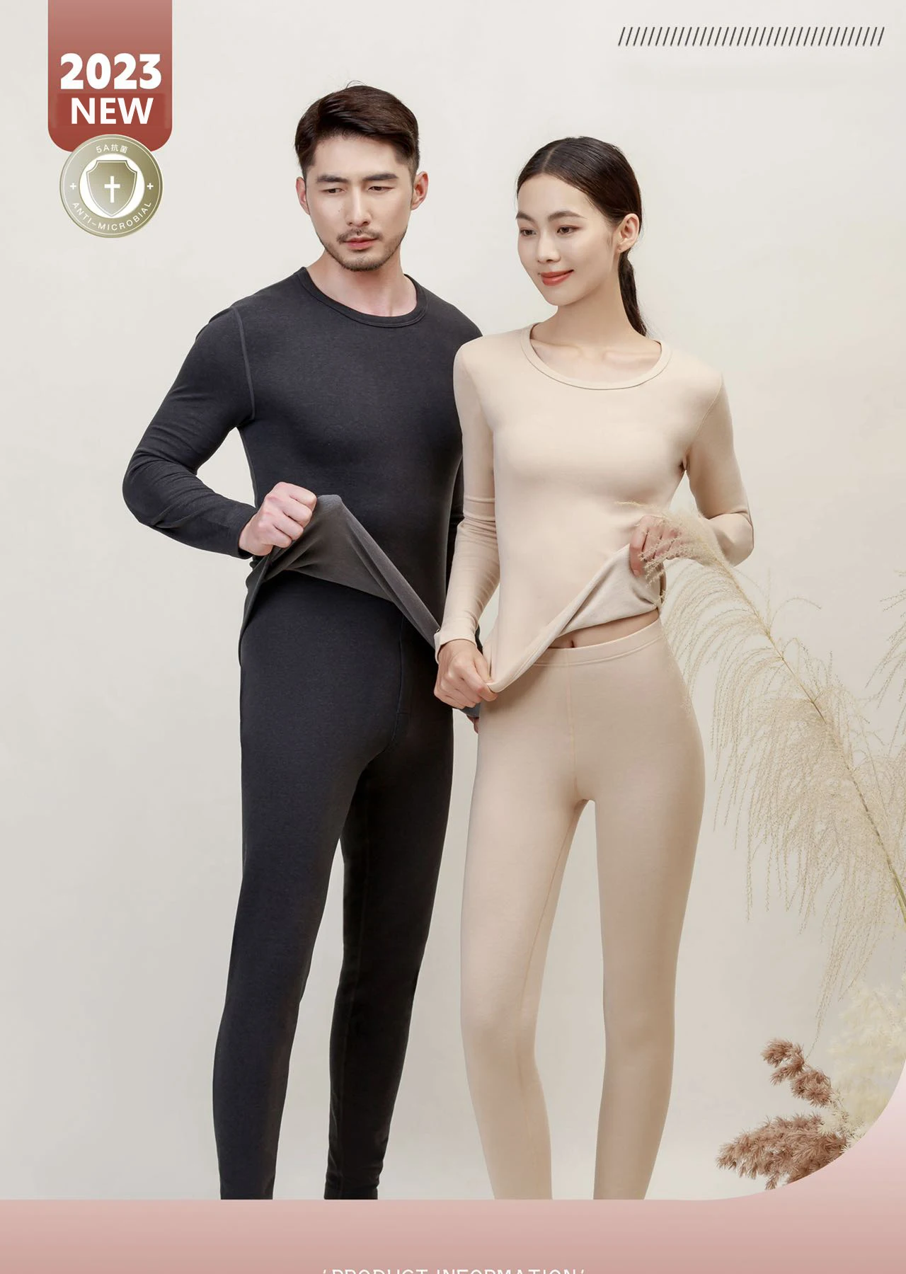 Description Picture 4 of itemWinter Women's Thermal Underwear Wool Silk Velvet Lingerie Long Johns Thermo Underwear Women Long Sleeve Bottoming Top And Pants