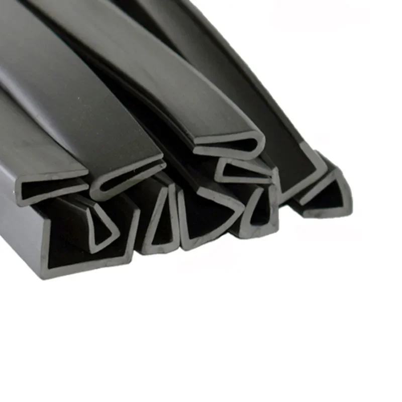 Rubber Seal Strip 1/2/3/4/5 Meters U Section Anti Oil Seal Edge Shield Encloser