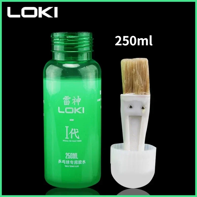 Table Tennis Glue 250ml with Brush Organic Ping Pong Rubber Adhesive Booster