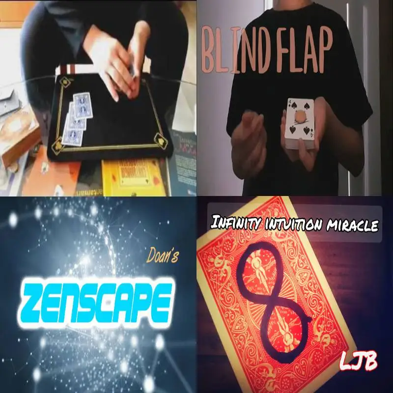 

Бесконечность, интуитиция чудо Иосифа B,Zenscape от Doan, дама-запросита от Хорхе кармоны, слепой клапан от Ph и Марио тарасини Magic