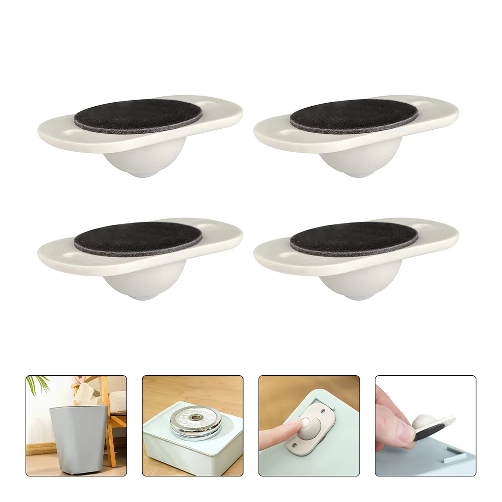 

Wheels Adhesive Casterselfstick Furniture Small Mini Attachable Heavy Duty Paste Type Universal Pulleysticker Swivel