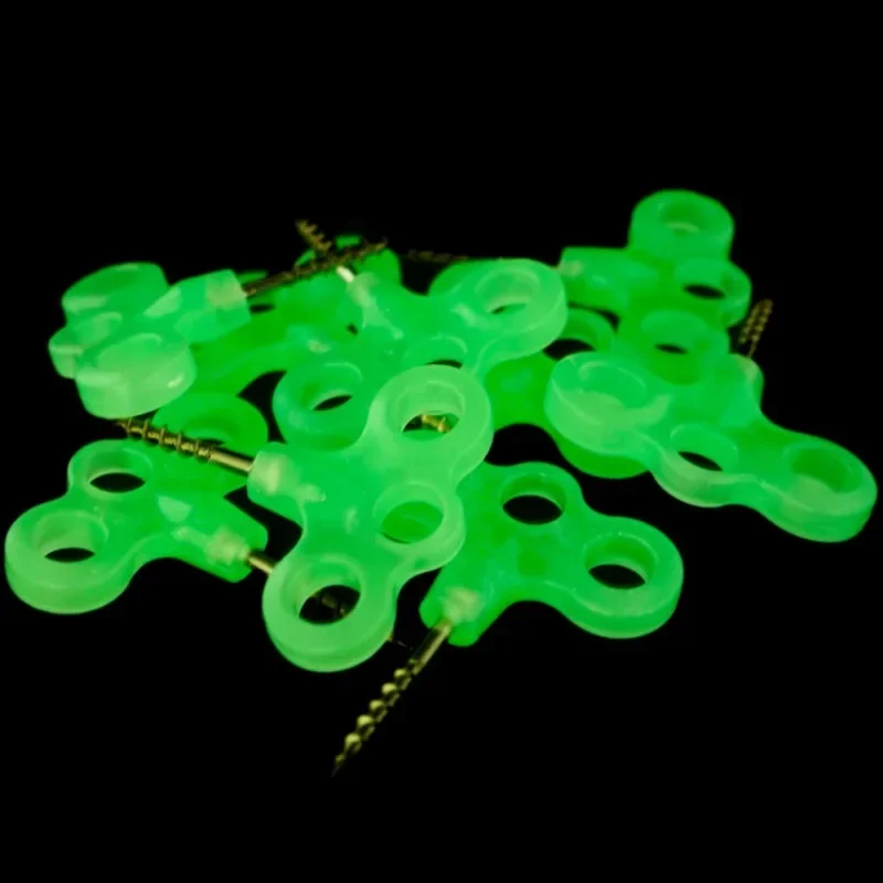 Outdoor Camping Luminous Tent Peg Screw Peg Nail Spike Hook Rope Tree Decking Travel Stainless Steel Tent Hook tent pegs camping tent accessories camping tent fasteners tent hooks