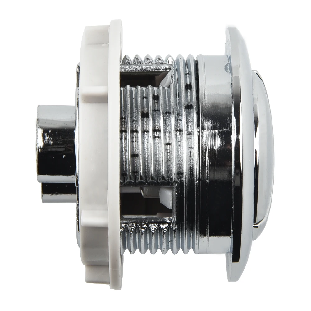 48mm Dual Push Flush Toilet Button Replacement - Silver Toilet Tank Button With Adjustable Rod - View #12