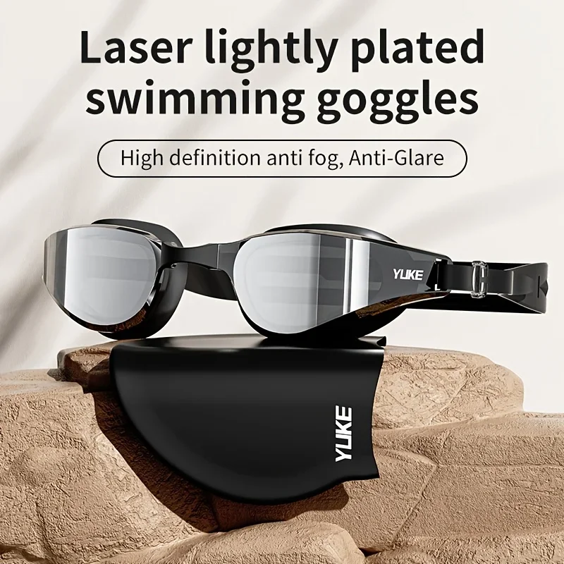 Lunettes de natation professionnelles anti-buée 2025 HD étanches pour hommes et femmes avec protection optimale